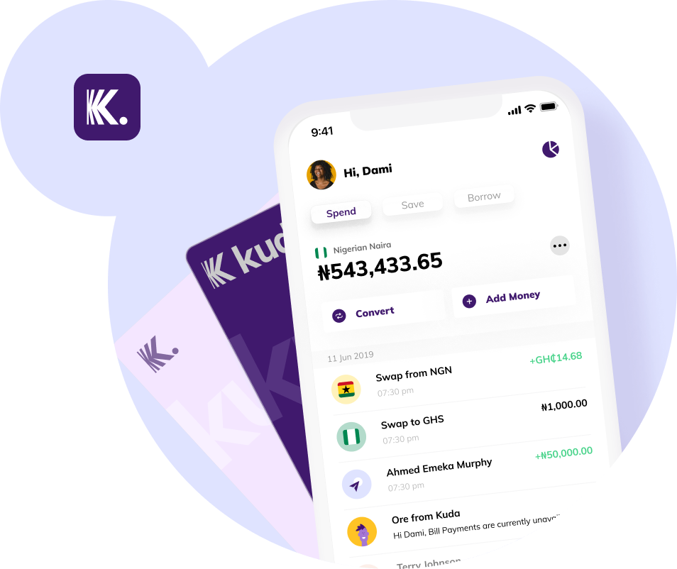 Kuda mockup, Source: Kuda