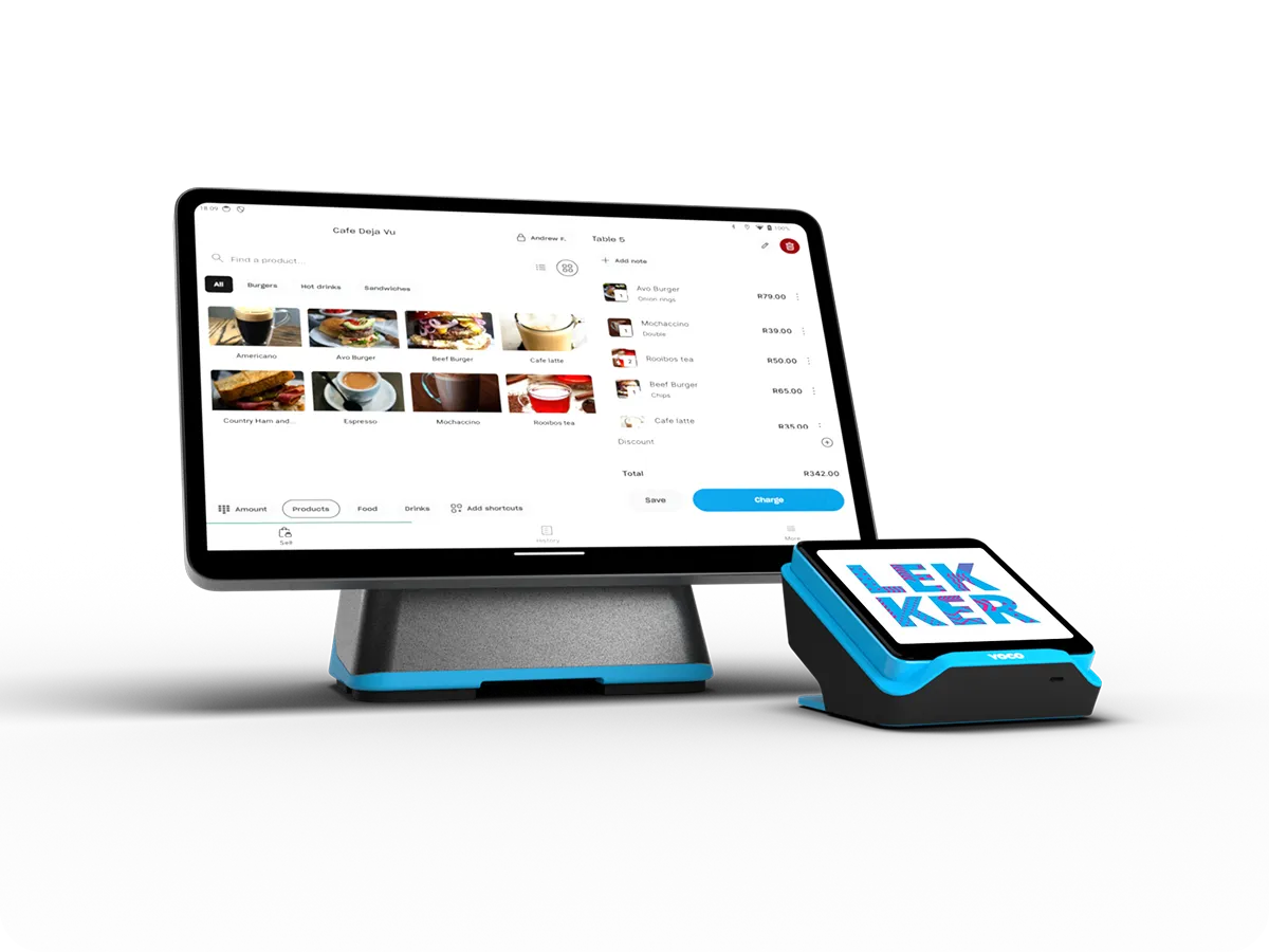 Yoco Counter POS and card machine, Source: Yoco